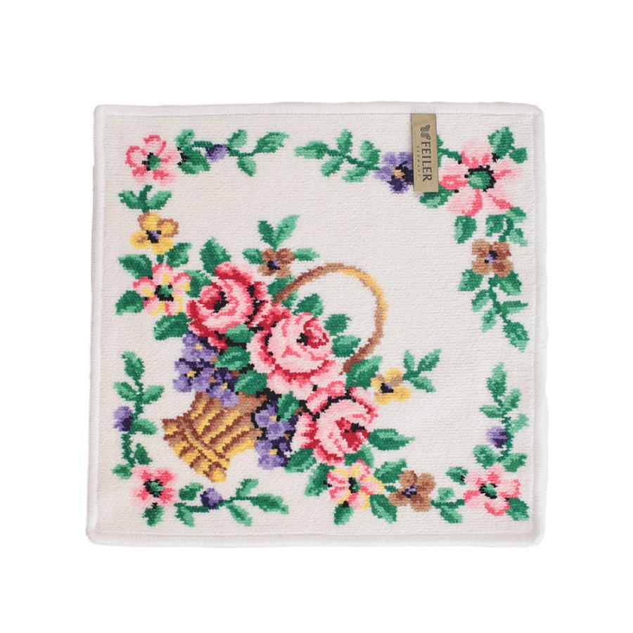 feiler フェイラー FEILER ハンカチ レディース 綿100％ フラワー