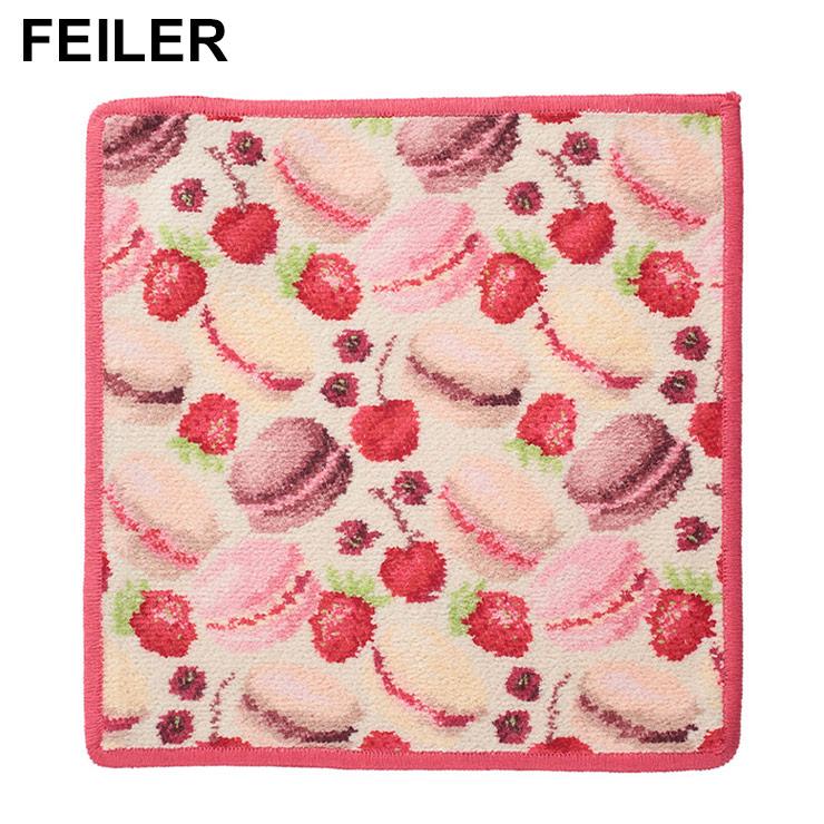 feiler（フェイラー） ハンカチ レディース 綿100％ マカロン FEILER12