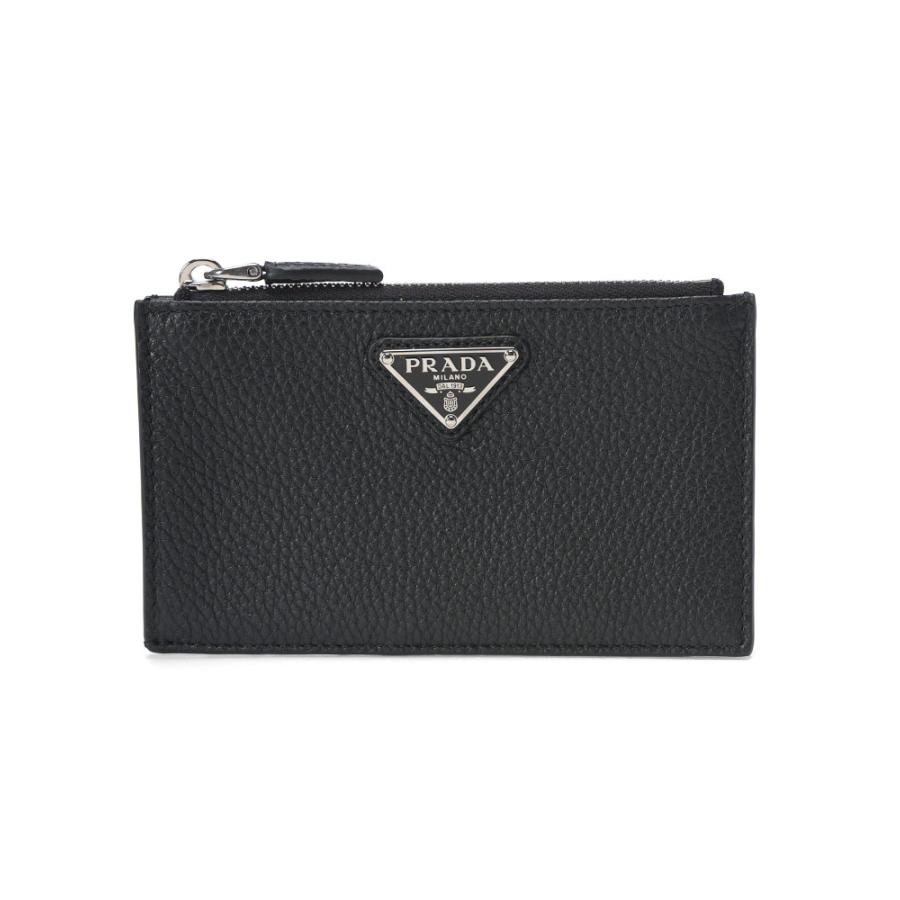 PRADA（プラダ） カードケース メンズ ファスナー付 ヴィッテロダイノ