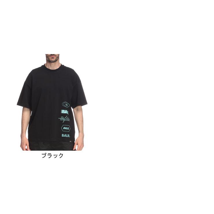 BALR.（ボーラー） 半袖 Tシャツ メンズ ロゴプリント クルーネック