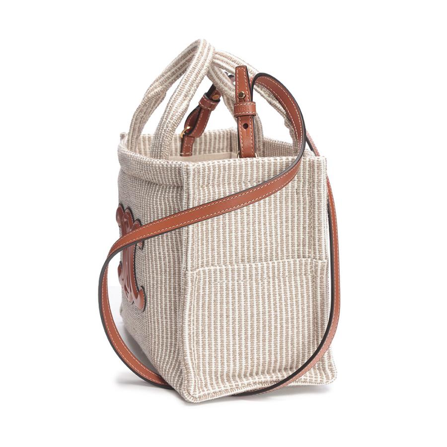 並行輸入品 CELINE ストライプ キャンバス ハンドバッグ CELINE（セリーヌ） CELINE 2WAY ストライプ スモール カバ タイス