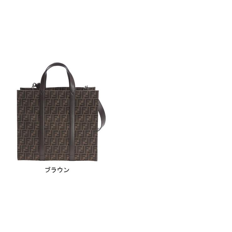 フェンディ FENDI トートバッグ メンズ 2WAY FFジャカード FD7VA390AG0Mの画像