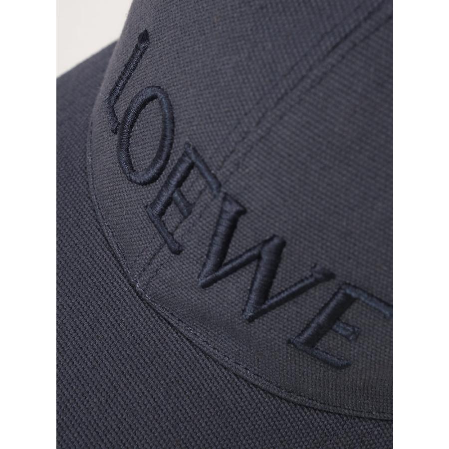 ロエベ LOEWE キャップ メンズ ロゴ刺繍 キャンバス ベースボール LEK820358X81の画像