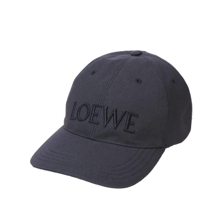 ロエベ LOEWE キャップ メンズ ロゴ刺繍 キャンバス ベースボール LEK820358X81の画像