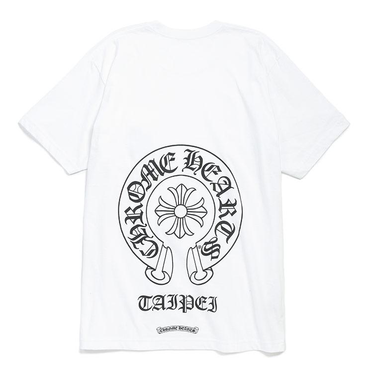 【入手困難☆ホースシュー☆】クロムハーツ バックロゴプリント Tシャツ CHROME HEARTS（クロムハーツ） Tシャツ メンズ ロゴ バックプリント