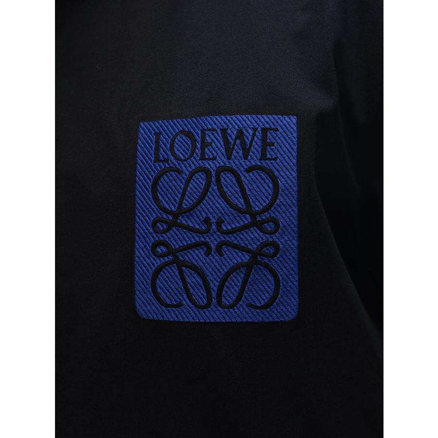 ロエベ Tシャツ トップス LOEWE アナグラム 刺繍 クルーネック 半袖 カットソー LEH526Y22XAT メンズの画像