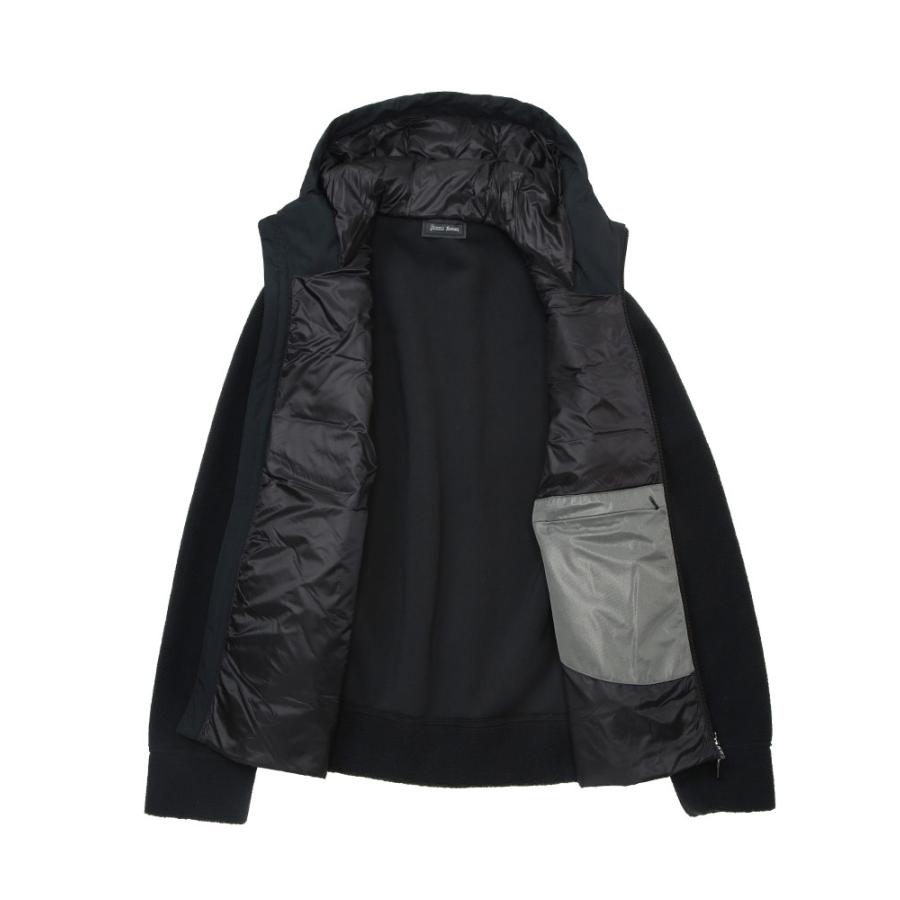 HERNO（ヘルノ） ラミナー ダウン×フリース フーディーブルゾン