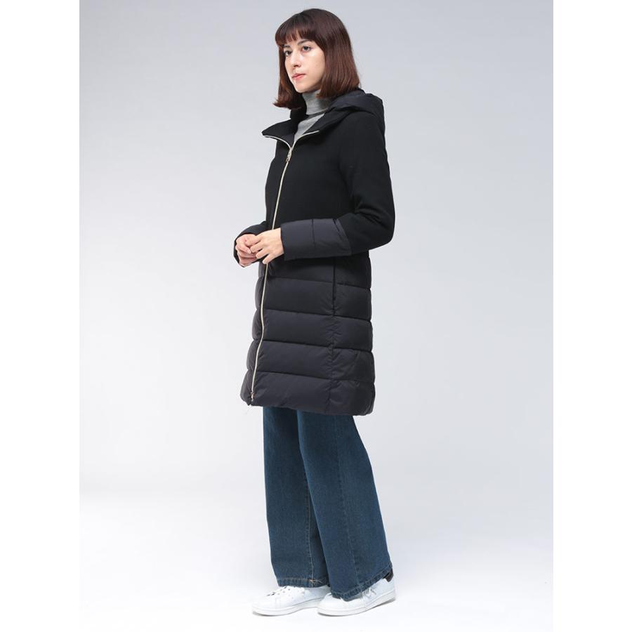 HERNO（ヘルノ） ダウン コート アウター レディース ウール 切り替え