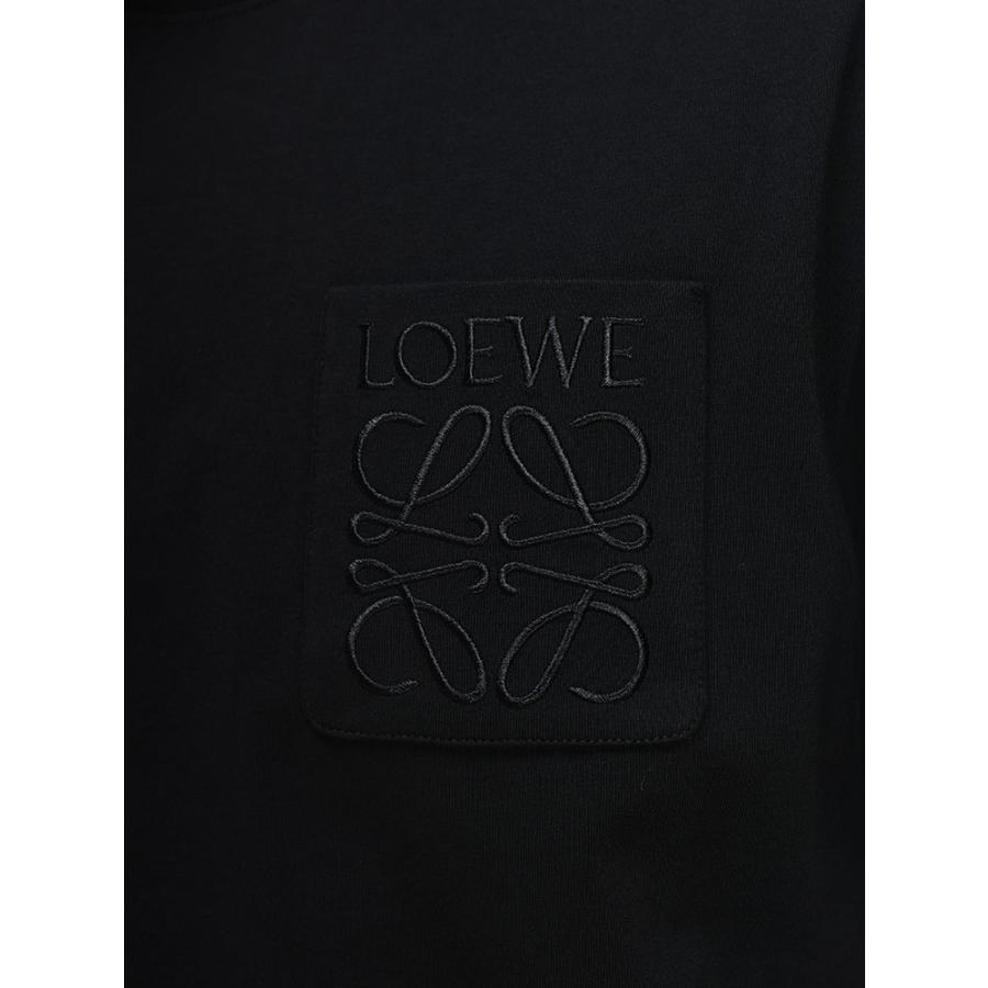 ロエベ Tシャツメンズ  LOEWE アナグラム刺繍 ポケット クルーネック 半袖 Tシャツ LEH526Y22XAPの画像