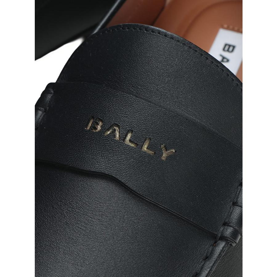 BALLY バリー ローファー レザー 本革 ドライビング　ブラック　27.5 Bally（バリー） メンズ ドライビングシューズ ロゴ レザー 本革