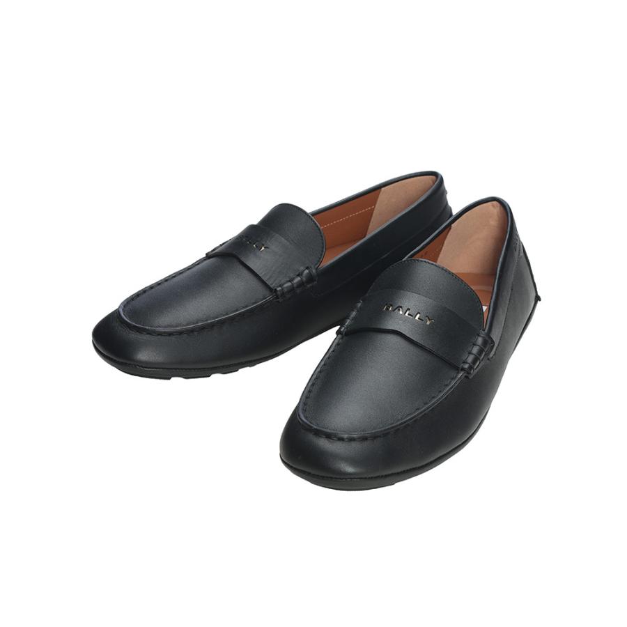 Bally（バリー） メンズ ドライビングシューズ ロゴ レザー 本革
