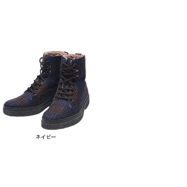 TOD'S（トッズ） ブーツ 靴 メンズ ツイード レースアップ ショート