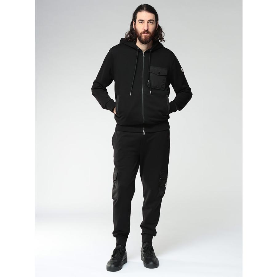 モンクレール MONCLER ナイロンポケット フルジップ パーカー MC8G0007289A8F メンズの画像