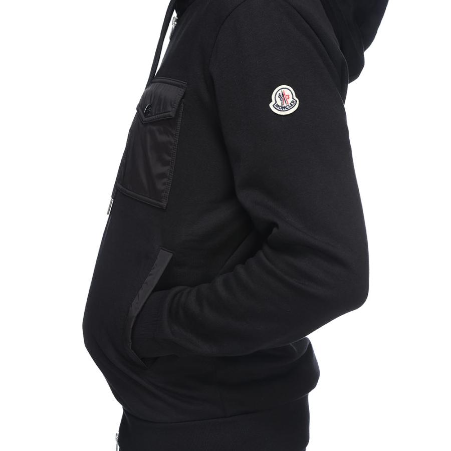 モンクレール MONCLER ナイロンポケット フルジップ パーカー MC8G0007289A8F メンズの画像