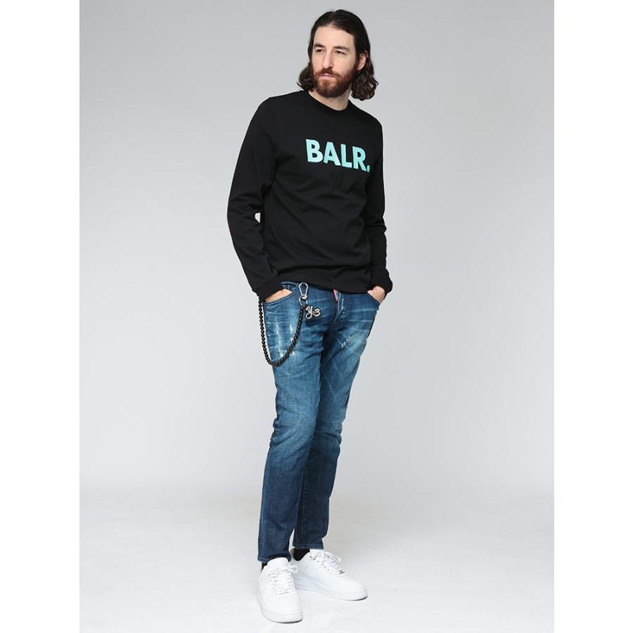 BALR.（ボーラー） ロンT トップス メンズ ロゴ プリント クルーネック