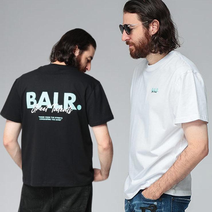 BALR.（ボーラー） Tシャツ トップス メンズ バック ロゴ プリント 
