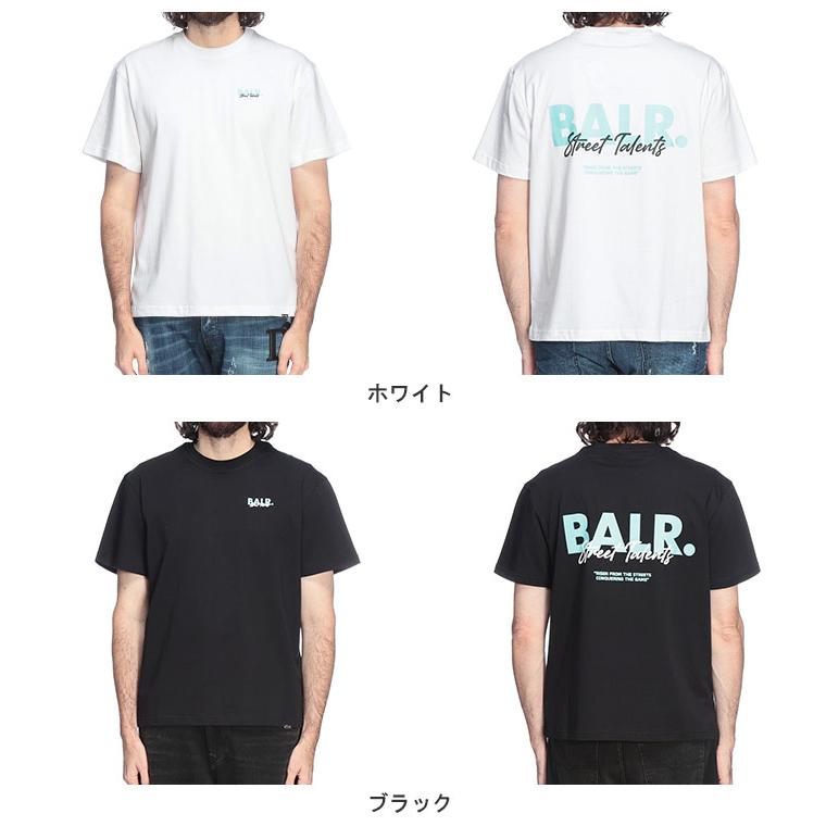 BALR.（ボーラー） Tシャツ トップス メンズ バック ロゴ プリント 