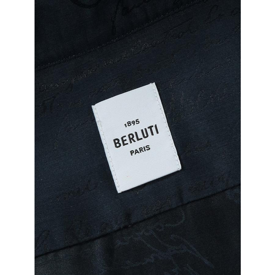 Berluti（ベルルッティ） シルク スクリット レギュラーカラー 長袖