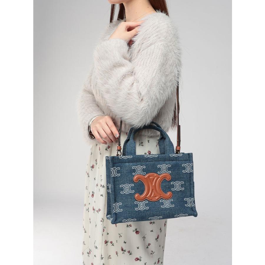 【本物 Sランク】 セリーヌ スモールカバタイス トリオンフ2wayトートバッグ CELINE（セリーヌ） バッグ レディース CELINE 2WAY スモール カバ