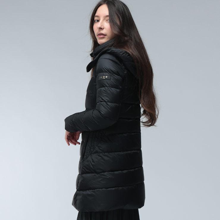 TATRAS（タトラス） ダウン ブルゾン レディース ロゴ フード着脱