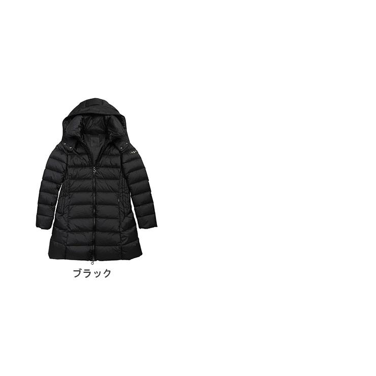 【美品】TATRAS レディースダウン　黒 サイズM TATRAS（タトラス） ダウン ブルゾン レディース ロゴ フード着脱