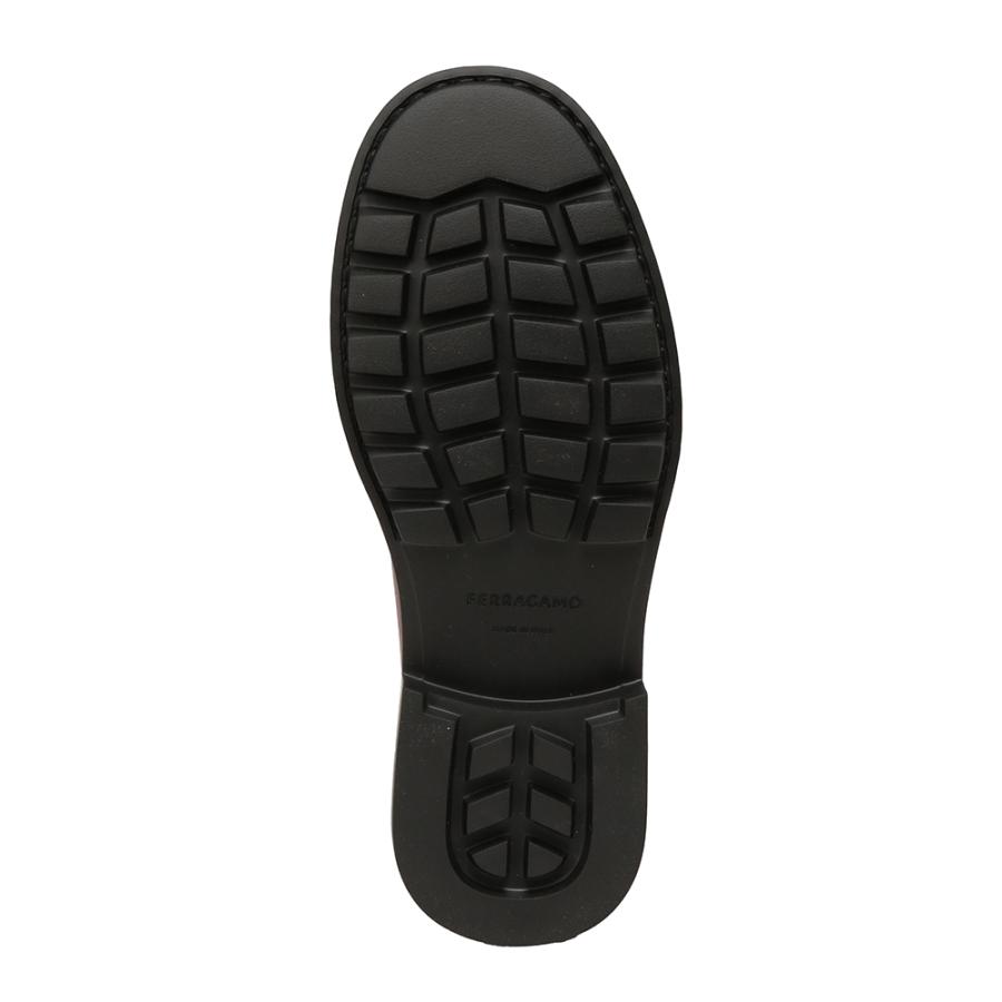 サルヴァトーレフェラガモ ローファー メンズ Salvatore Ferragamo ロゴ 型押し ローファー レザー 厚底 シューズ DONNY FG0769149 ブランドの画像