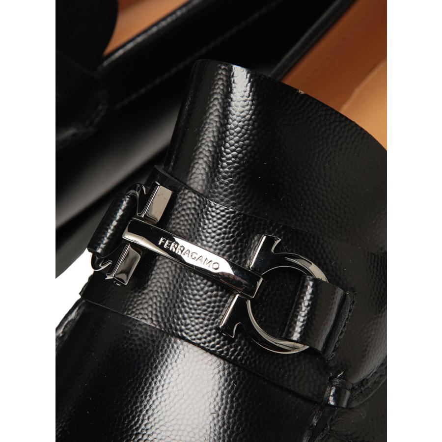 サルヴァトーレフェラガモ ガンチーニブラックローファー 【 イタリア製 】 FERRAGAMO（フェラガモ） サルヴァトーレフェラガモ ローファー メンズ