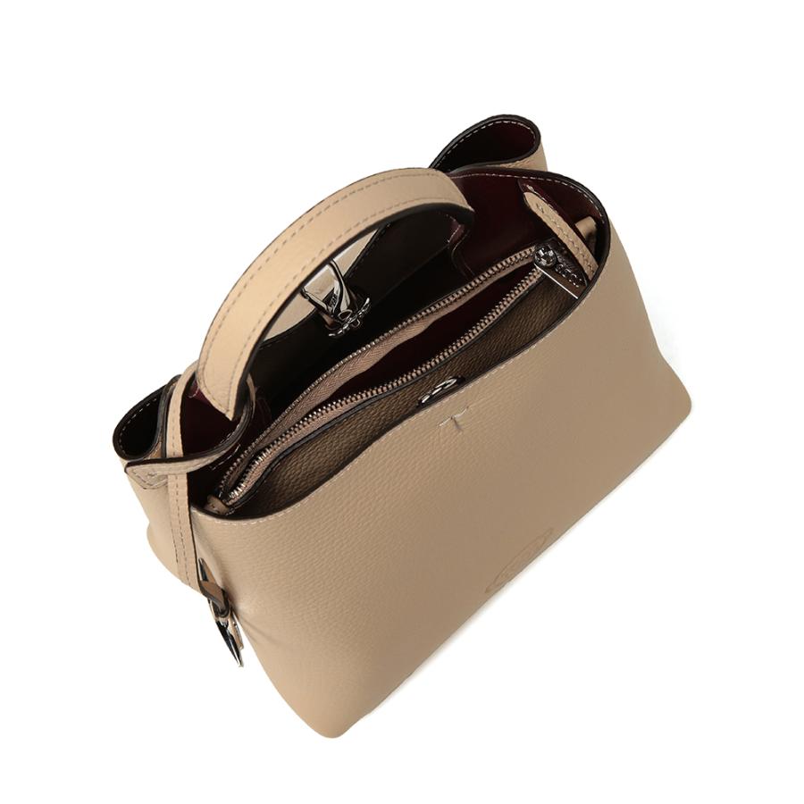 TOD'S（トッズ） ハンドバッグ レディース ロゴ チャーム レザー 2WAY