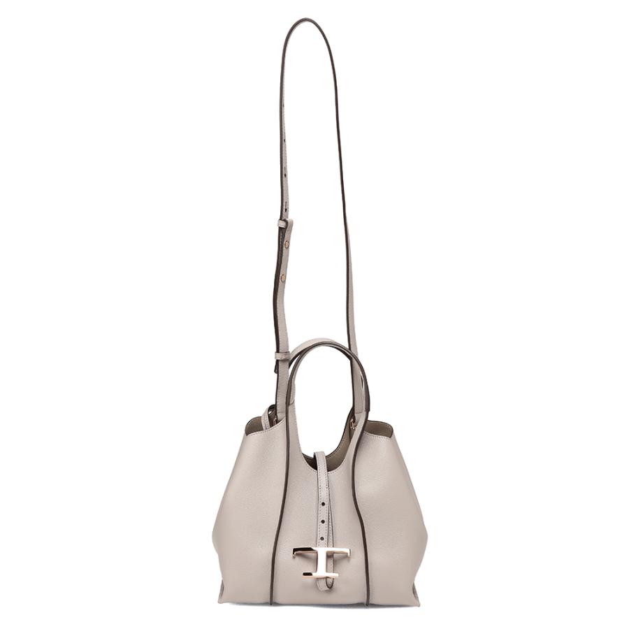 【美品 希少カラー】トッズ ハンド Dバッグ ロゴ レザー 本革 ホワイト 金具 Woman オフホワイト トッズ Di バッグ フォリオ レザー バッグ