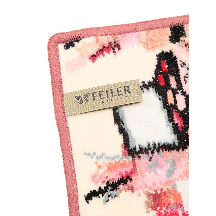 feiler（フェイラー） ハンカチ レディース 綿100％ メイク柄 ハンド