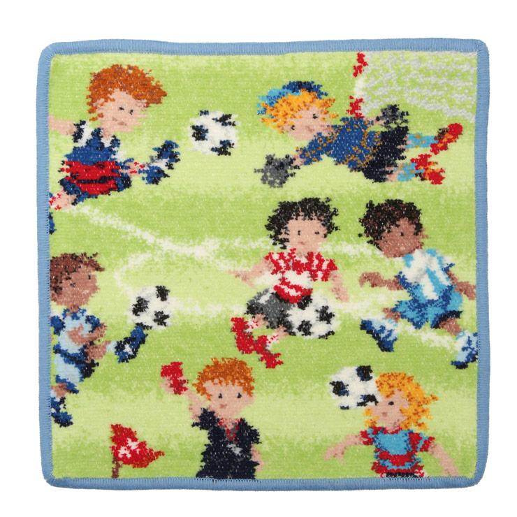 feiler（フェイラー） ハンカチ レディース 綿100％ サッカー柄 ハンド