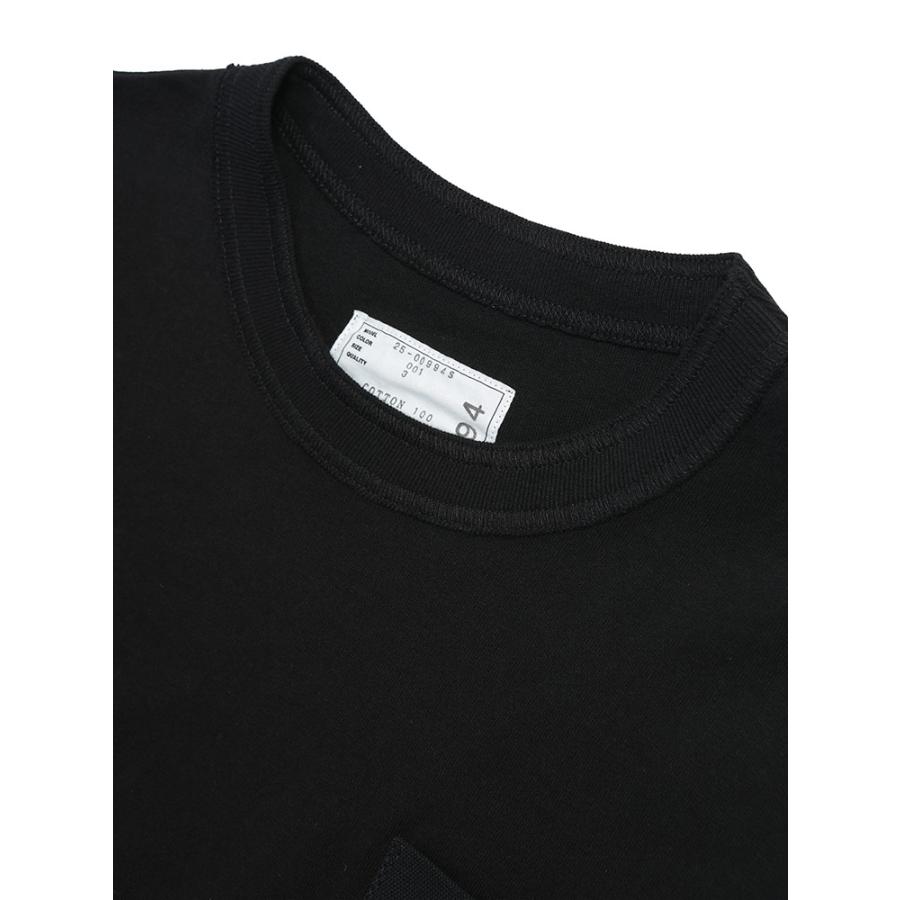 美品★sacai★ブラック 長袖シャツ★サイズ2 sacai（サカイ） × Carhartt WIP カーハート コラボ 長袖 Tシャツ