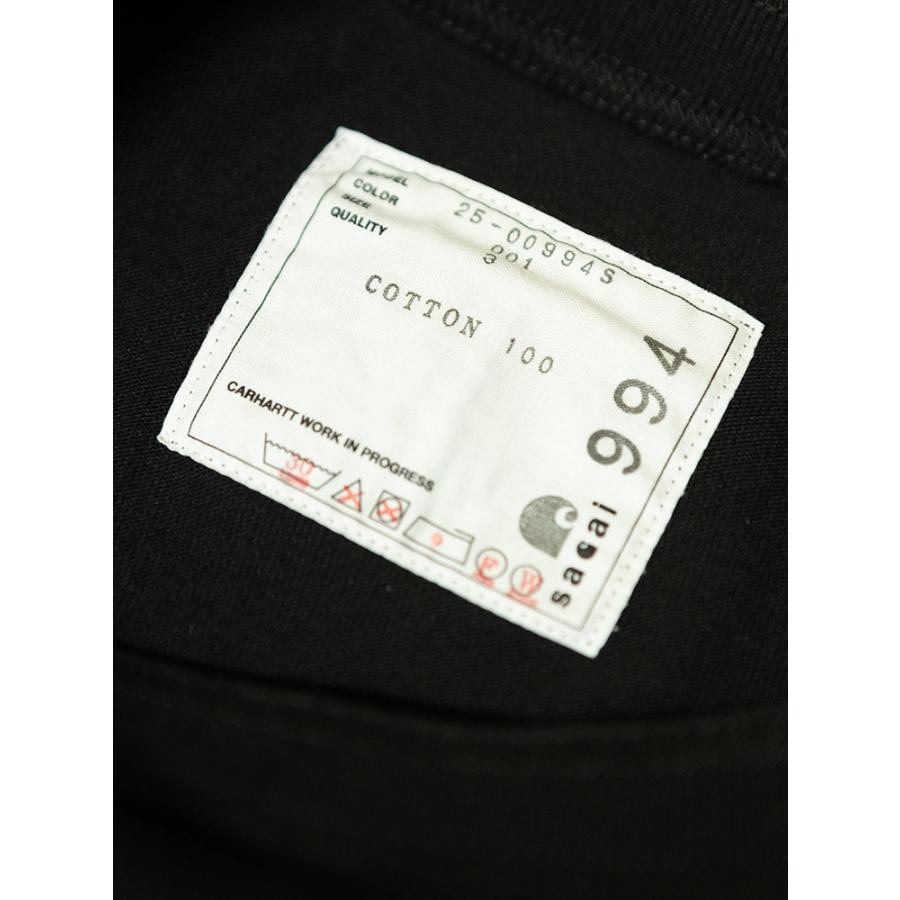 sacai（サカイ） ロンT メンズ コラボ sacai×Carhartt WIP ロゴ