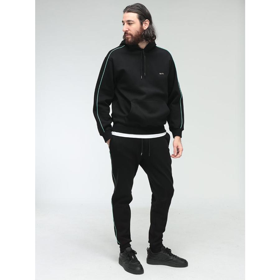 新品未使用タグ付き BALR. 日本限定 Qシリーズ ジャージ ボトムス S BALR.（ボーラー） パンツ メンズ メタルロゴ ライン ジャージ