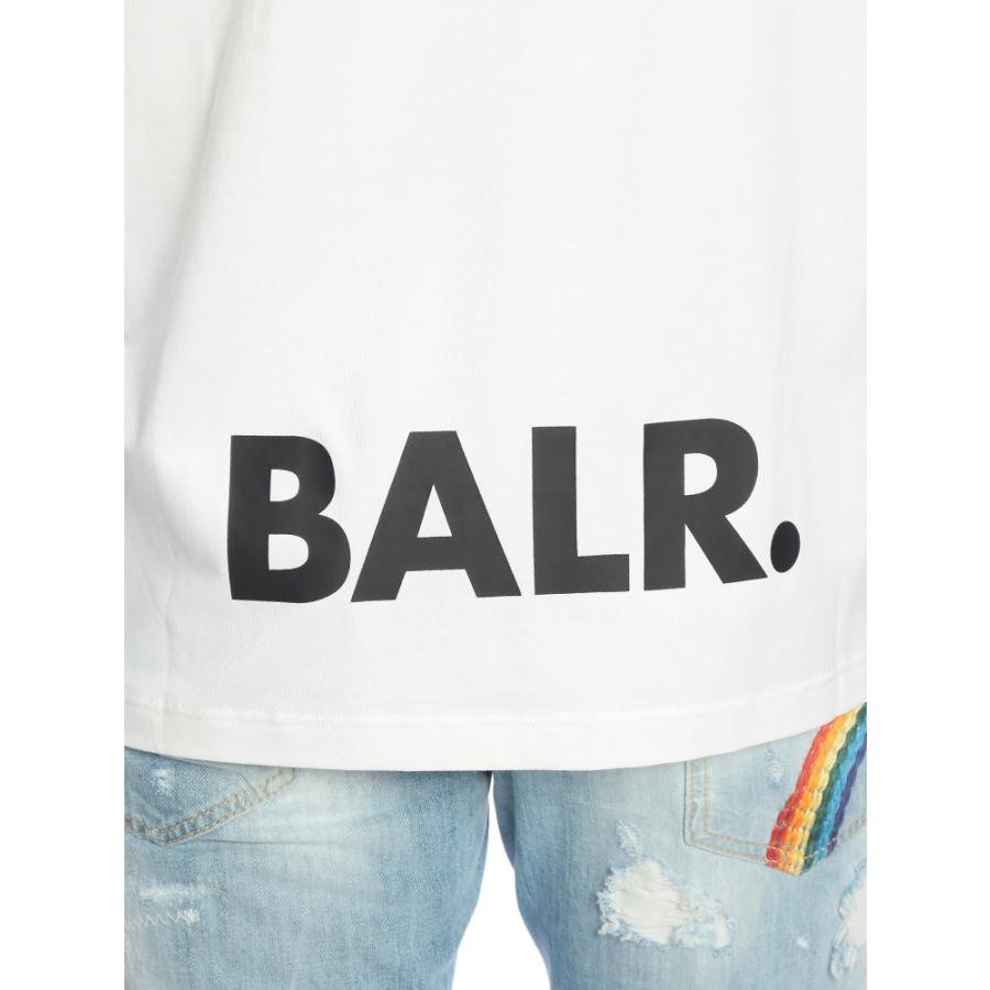 BALR.（ボーラー） メンズ Tシャツ 長袖 ロゴ バックプリント クルー