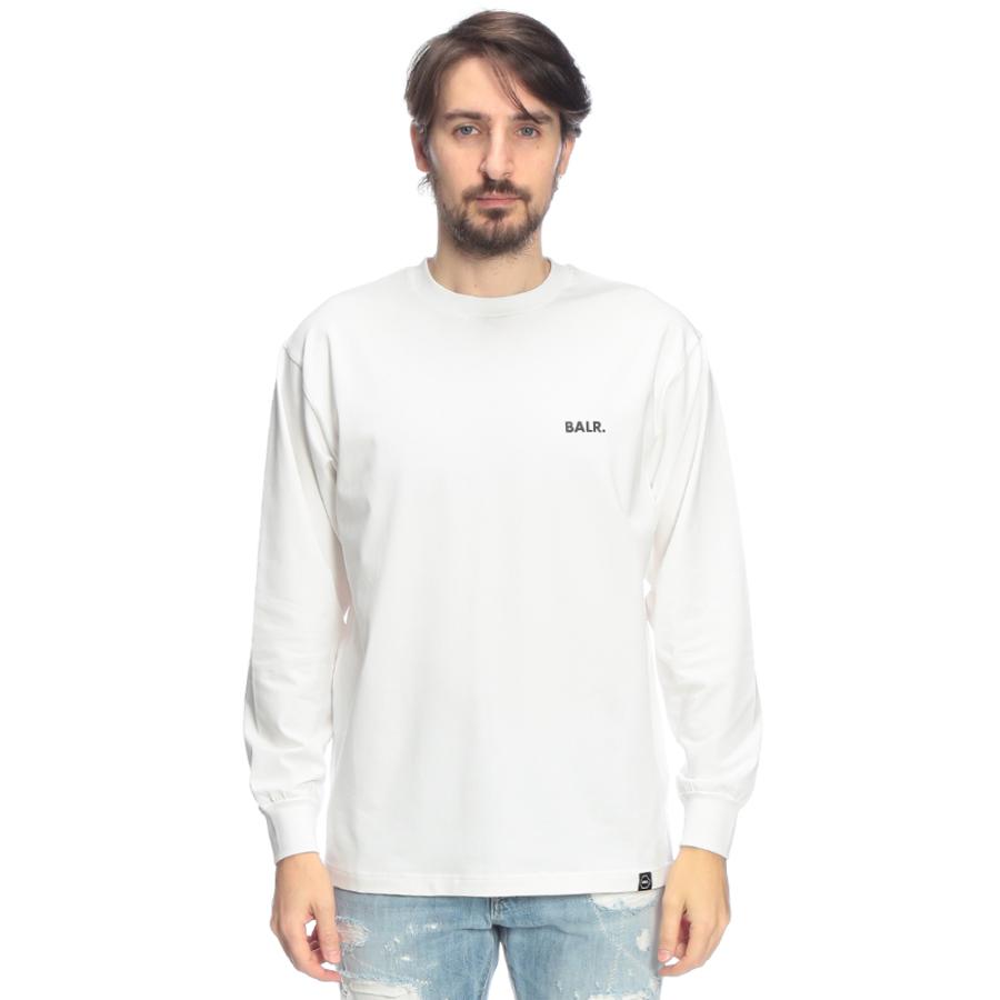 BALR.（ボーラー） メンズ Tシャツ 長袖 ロゴ バックプリント クルー