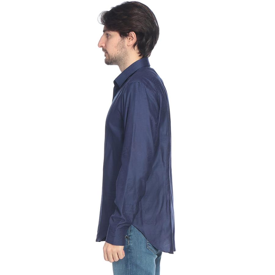 ベルルッティ BERLUTI メンズ シャツ 長袖 シルクコットン 総柄 レギュラーカラー BRR30HTL85 ブランド トップス カジュアル きれいめ 絹 綿の画像