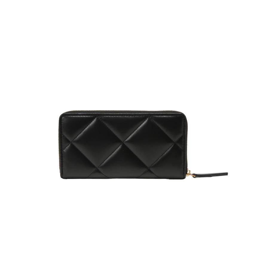 トリーバーチ TORY BURCH レディース 長財布 キラ ダイヤモンドキルト ラウンドジップ ロングウォレット TBL154989 ブランド ウォレット 財布 ジップ レザーの画像