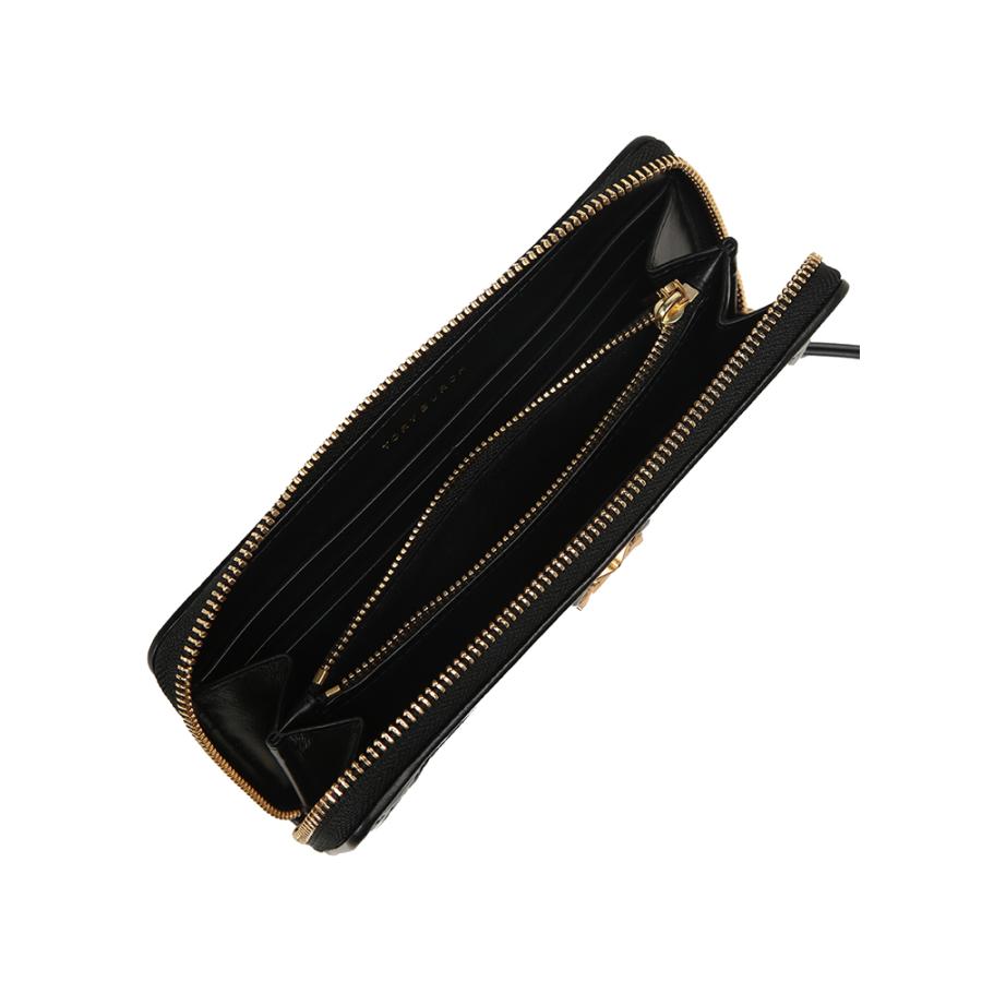 トリーバーチ TORY BURCH レディース 長財布 キラ ダイヤモンドキルト ラウンドジップ ロングウォレット TBL154989 ブランド ウォレット 財布 ジップ レザーの画像