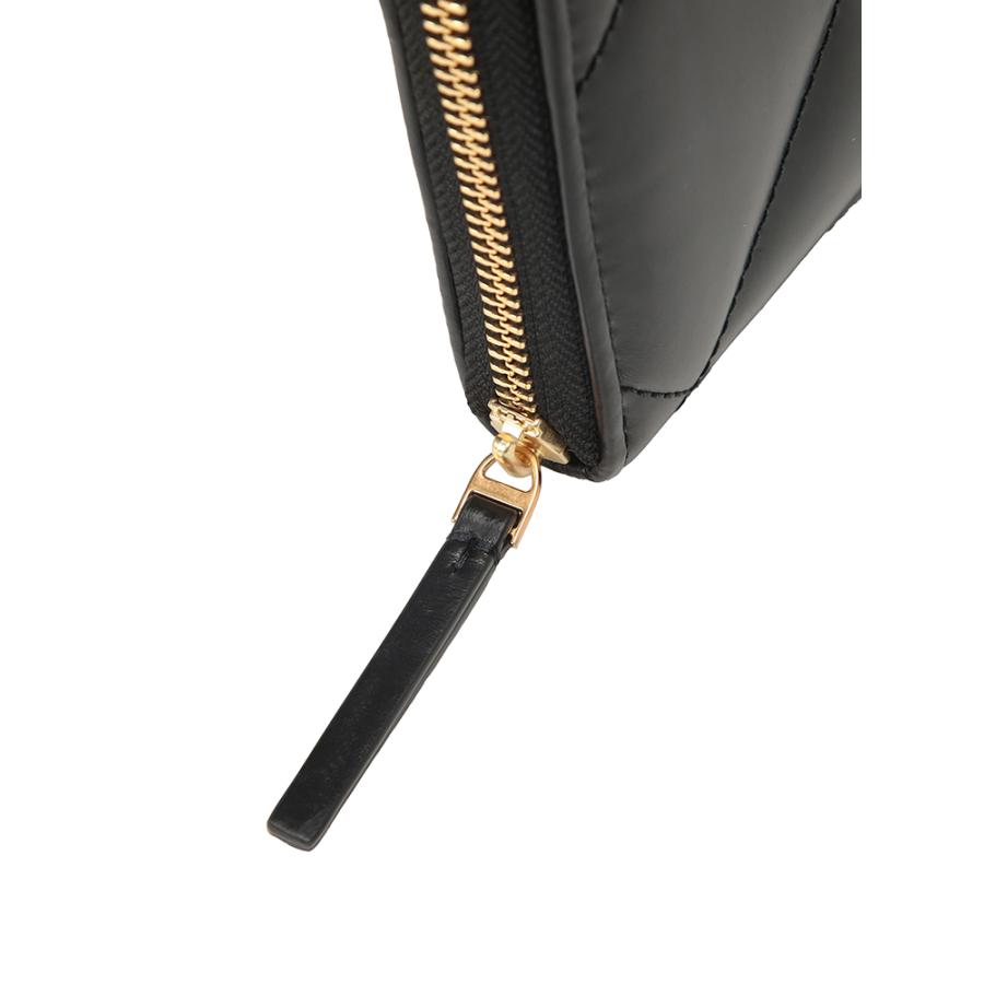 トリーバーチ TORY BURCH レディース 長財布 キラ ダイヤモンドキルト ラウンドジップ ロングウォレット TBL154989 ブランド ウォレット 財布 ジップ レザーの画像