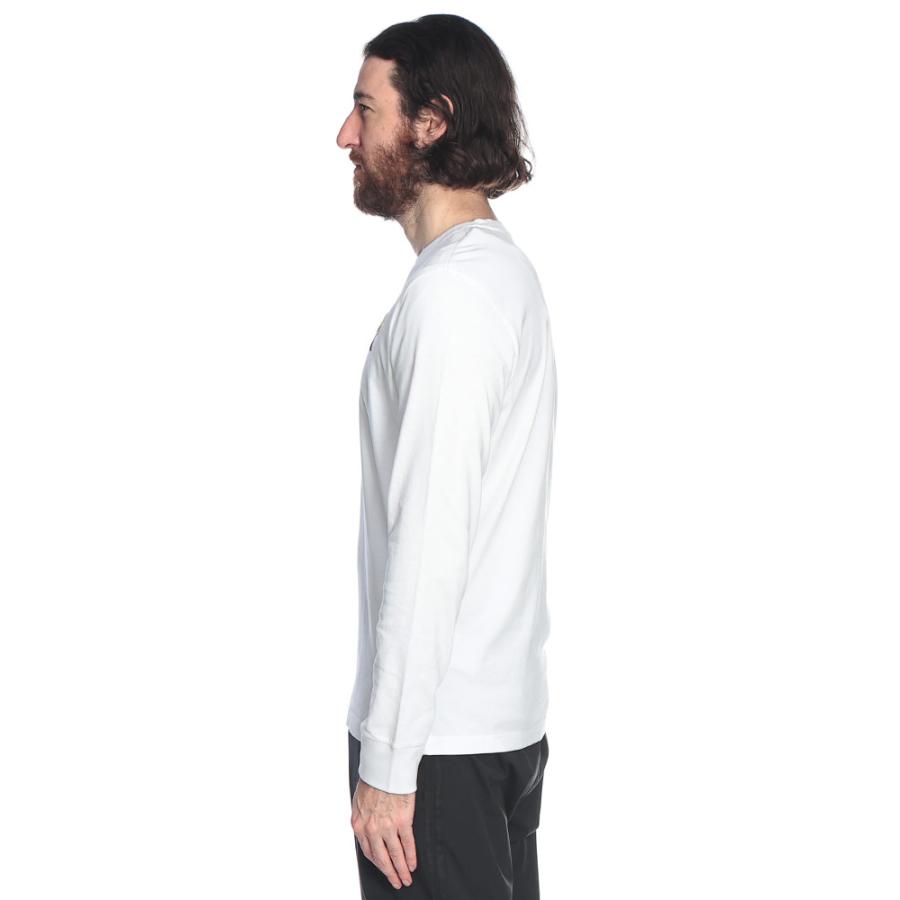 モンクレール MONCLER メンズ Tシャツ 長袖 フロント ロゴ ワッペン クルーネック カットソー MC8D0000989AYY ブランド トップス ロンT 春 夏の画像