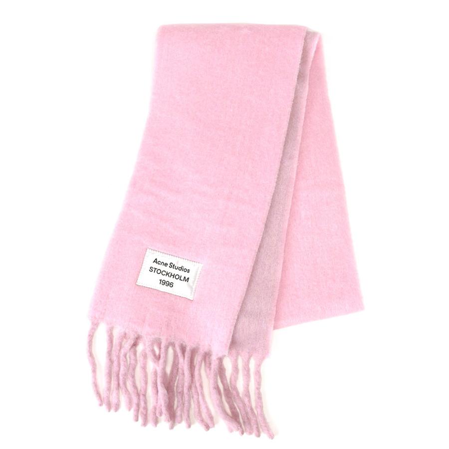 アクネストゥディオズ Acne Studios レディース マフラー ACLCA0343アルパカ混 バイカラー フリンジ ブランド マフラー 防寒 もこもこ 無地 ギフト 秋 冬の画像
