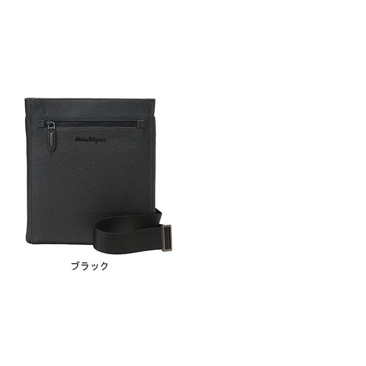 サルヴァトーレフェラガモ Salvatore Ferragamo メンズ ショルダーバッグ カーフレザー ロゴ ボディバッグ FG240131 ブランド 鞄 バッグ コンパクト レザーの画像
