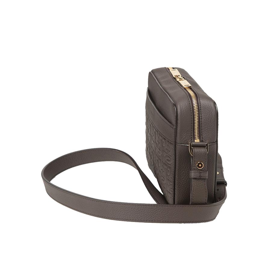 サルヴァトーレフェラガモ Salvatore Ferragamo メンズ ショルダーバッグ ガンチーニ エンボス ボディバッグ FG241363 ブランド 鞄 バッグ コンパクト レザーの画像