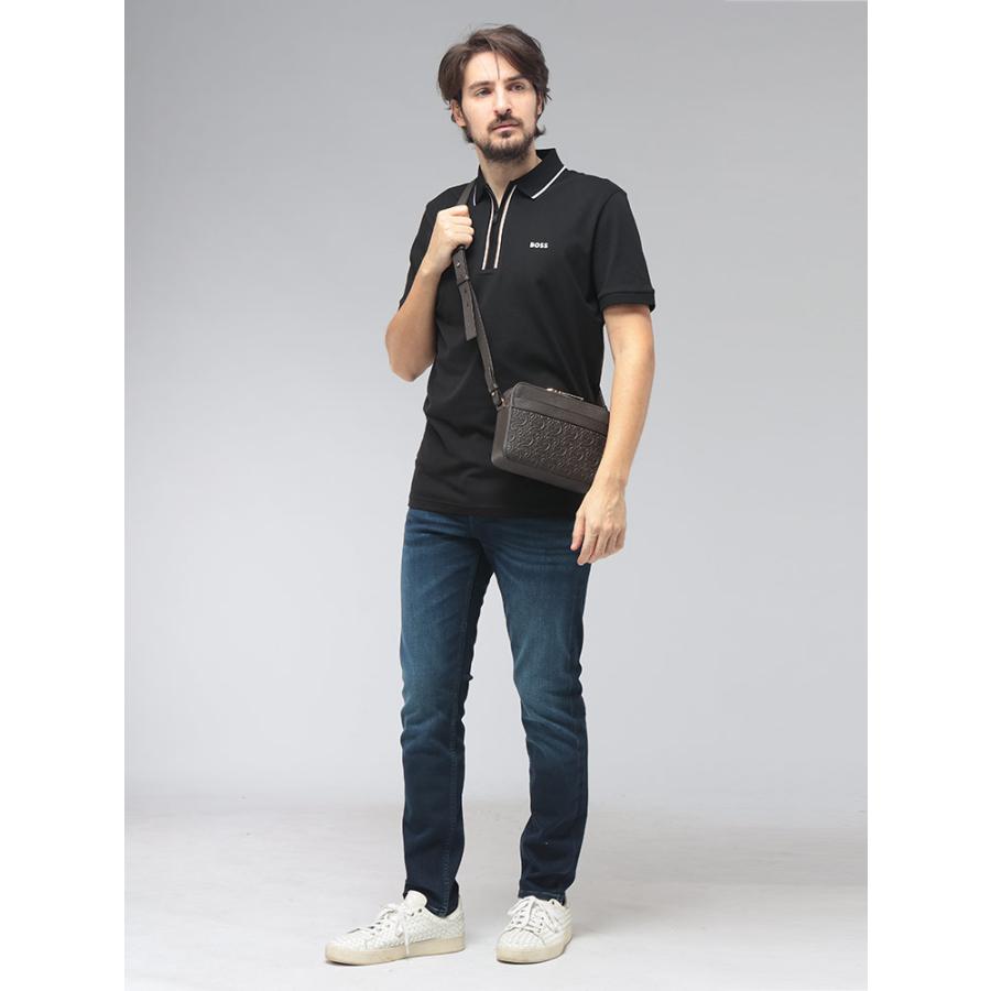 サルヴァトーレフェラガモ Salvatore Ferragamo メンズ ショルダーバッグ ガンチーニ エンボス ボディバッグ FG241363 ブランド 鞄 バッグ コンパクト レザーの画像