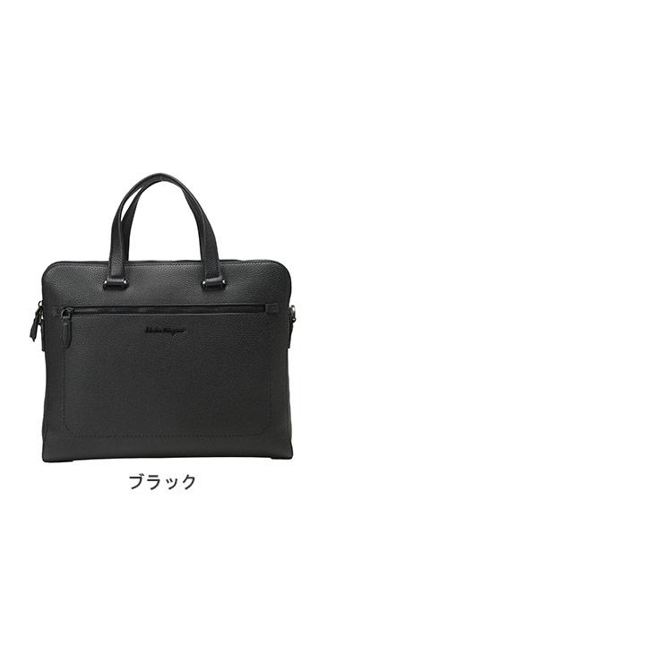 サルヴァトーレフェラガモ Salvatore Ferragamo メンズ ブリーフバッグ 2WAY カーフレザー ビジネスバッグ FG240133 ブランド 鞄 ビジネス ショルダー レザーの画像