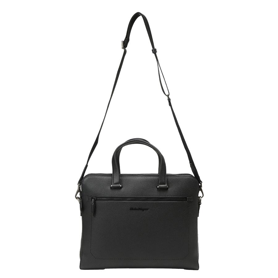 サルヴァトーレフェラガモ Salvatore Ferragamo メンズ ブリーフバッグ 2WAY カーフレザー ビジネスバッグ FG240133 ブランド 鞄 ビジネス ショルダー レザーの画像