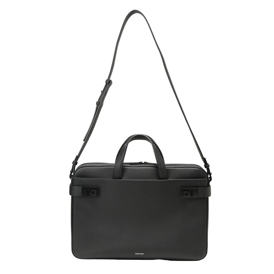 サルヴァトーレフェラガモ Salvatore Ferragamo メンズ ブリーフバッグ 2WAY ガンチーニ カーフレザー ビジネスバッグ FG241652 ブランド 鞄 ビジネス トートの画像