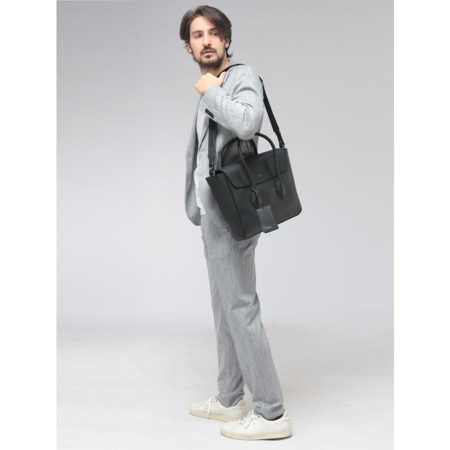 サルヴァトーレフェラガモ Salvatore Ferragamo メンズ トートバッグ 2WAY カーフレザー フラップ ブリーフバッグ FG241607 ブランド 鞄 ビジネス ショルダーの画像