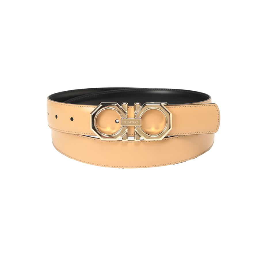 サルヴァトーレフェラガモ Salvatore Ferragamo メンズ ベルト リバーシブル ピンバック FG670266 ブランド ベルト フォーマル カジュアル レザー ギフトの画像